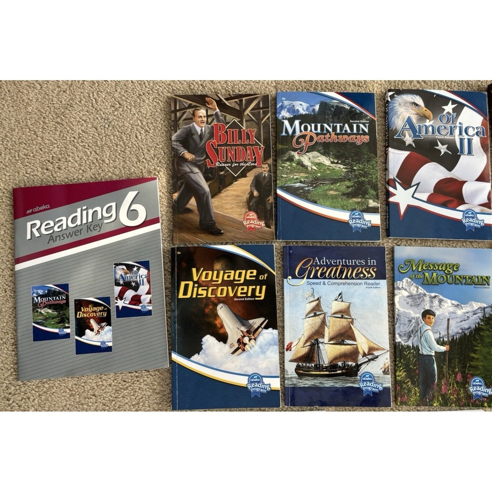 Lot of 25 Abeka 6th Grade Language Math History Health Science Art Teacher Guide - Picture 2 of 13